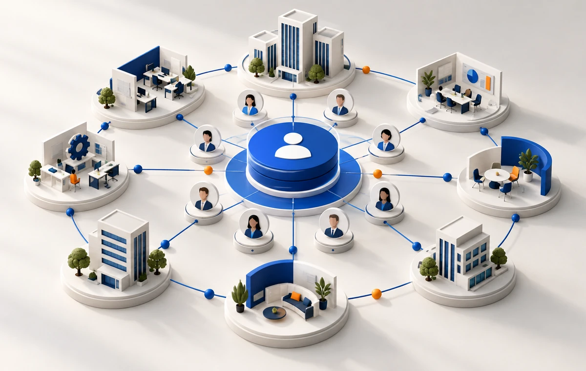 Employee directory software supporting collaboration across Microsoft 365